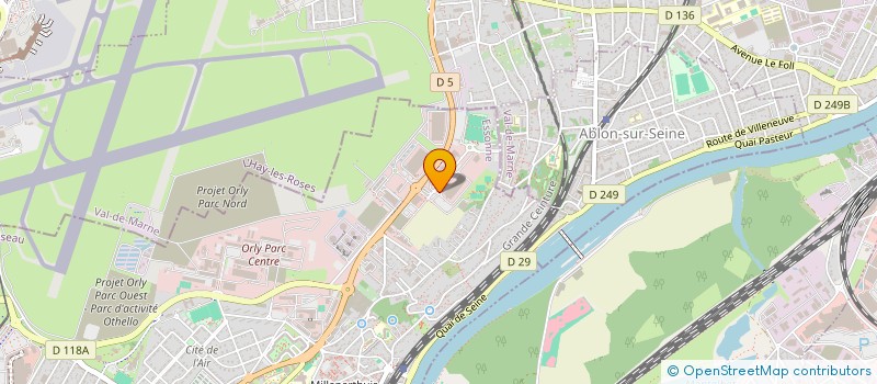 localisation de l'entreprise STEF TRANSPORT PARIS ATHIS à ATHIS-MONS