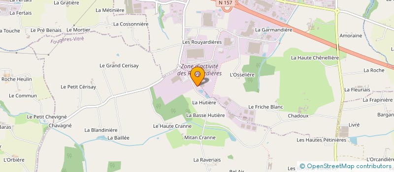 localisation de l'entreprise STEF TRANSPORT RENNES EST à DOMAGNE