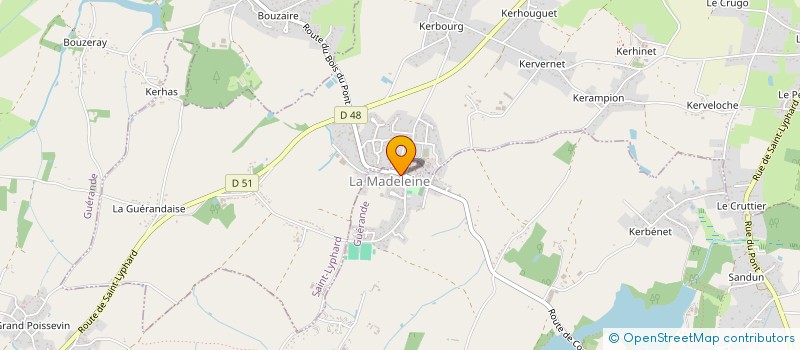 localisation de l'entreprise STEF TRIPON HAUMONT  GUERANDE