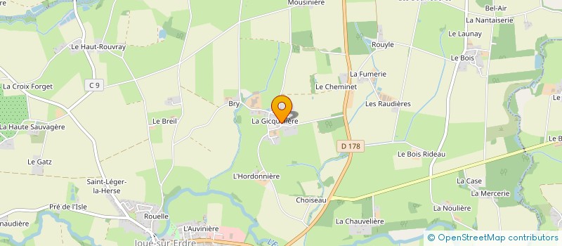 localisation de l'entreprise STEF TROCHU DANIEL ET PAUL à JOUE-SUR-ERDRE