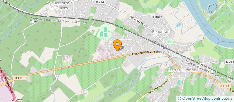 localisation de l'entreprise STEF VERGEZ SEIGNAN  PORTETS