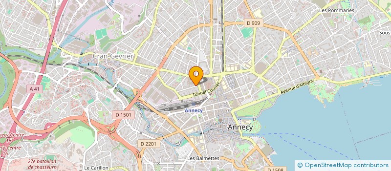 localisation de l'entreprise STEF VERRIER à ANNECY