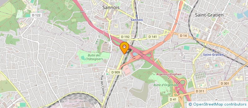 localisation de l'entreprise STEF ZENATI - BENABED  SANNOIS