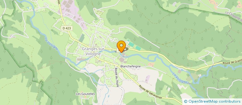 localisation de l'entreprise STEFA CONFECTION VOSGES à GRANGES-AUMONTZEY