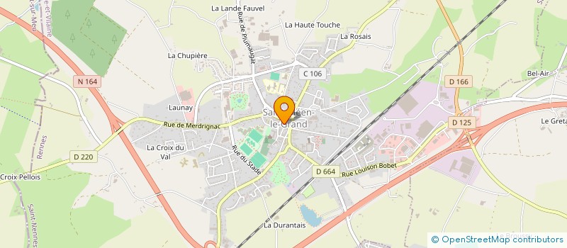 localisation de l'entreprise STEFADIA  SAINT-MEEN-LE-GRAND