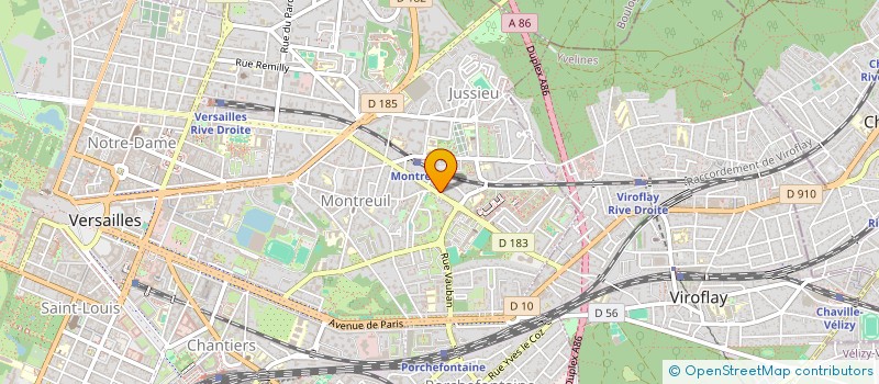 localisation de l'entreprise STEFAN à VERSAILLES