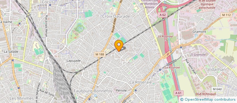 localisation de l'entreprise STEFANAZZI-HENNIAUX ETUDES ET DEVELOPPEMENTS à TOULOUSE