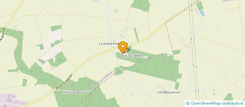 localisation de l'entreprise STEFANE COMBE HOLDING à FERRIERES-EN-GATINAIS