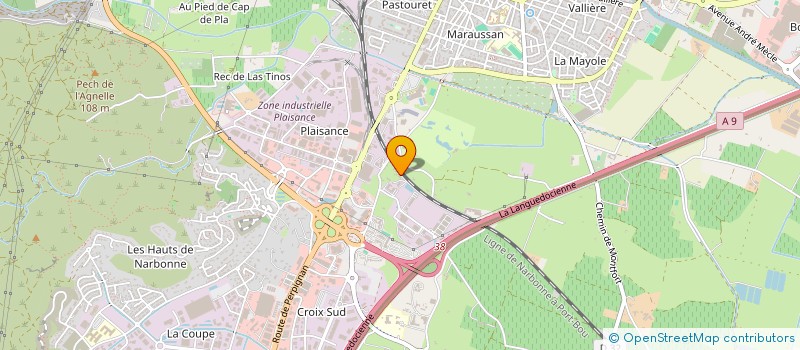 localisation de l'entreprise STEFANELY  NARBONNE