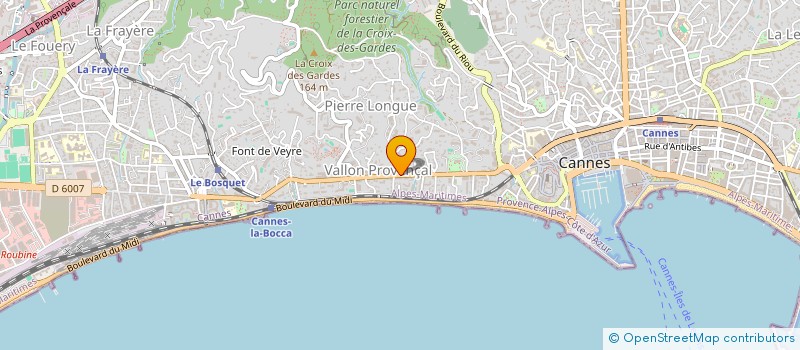 localisation de l'entreprise STEFANI à CANNES