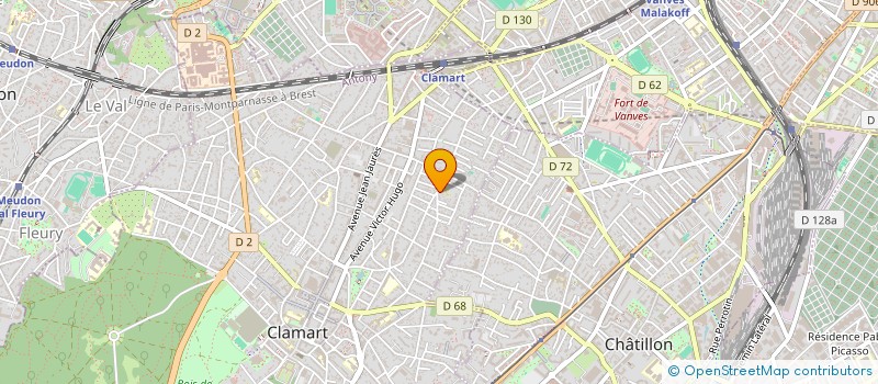 localisation de l'entreprise STEFANI & CO à CLAMART
