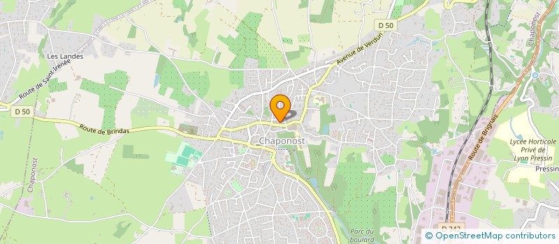 localisation de l'entreprise STEFANIAK IMMO  CHAPONOST