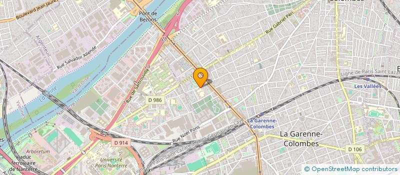 localisation de l'entreprise STEFANIE à COLOMBES