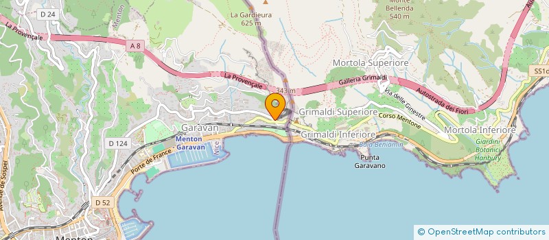 localisation de l'entreprise STEFANINI GIAMPIETRO à MENTON