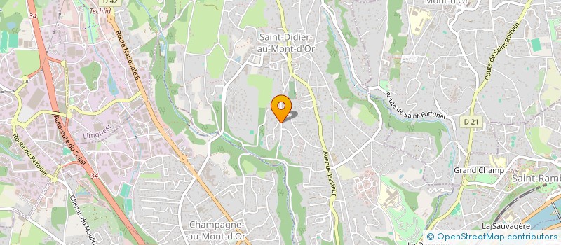 localisation de l'entreprise STEFANO BETTI  SAINT-DIDIER-AU-MONT-D'OR
