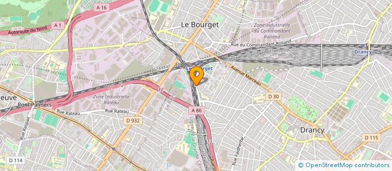 localisation de l'entreprise STEFBAT à DRANCY