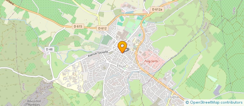 localisation de l'entreprise STEFCAT COIFFURE  THUIR