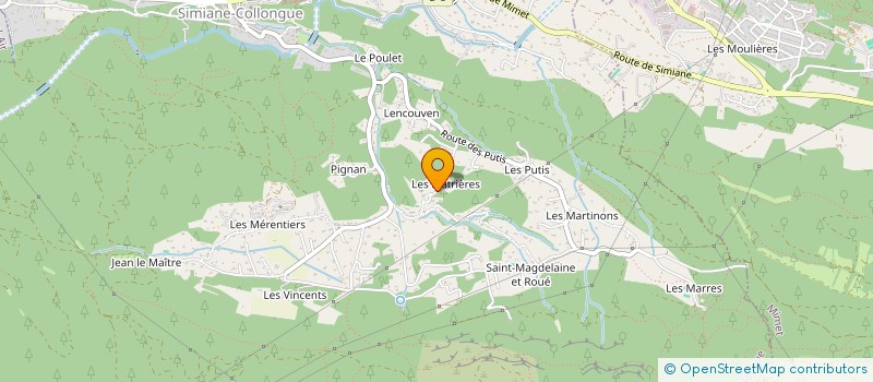 localisation de l'entreprise STEFCO 12  SIMIANE-COLLONGUE