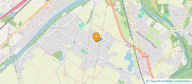 localisation de l'entreprise STEFCRIS à ROQUETTES