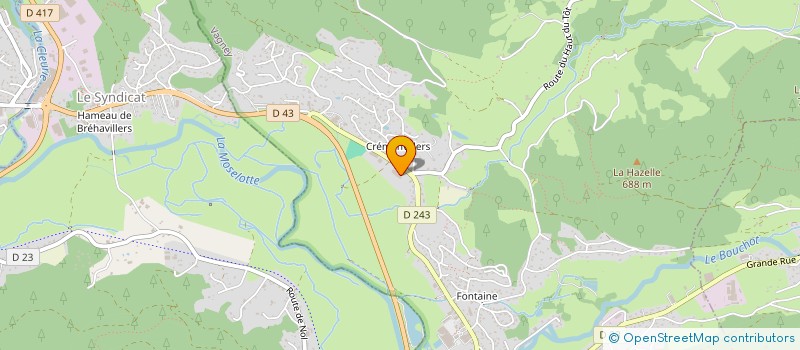 localisation de l'entreprise STEFF  VAGNEY