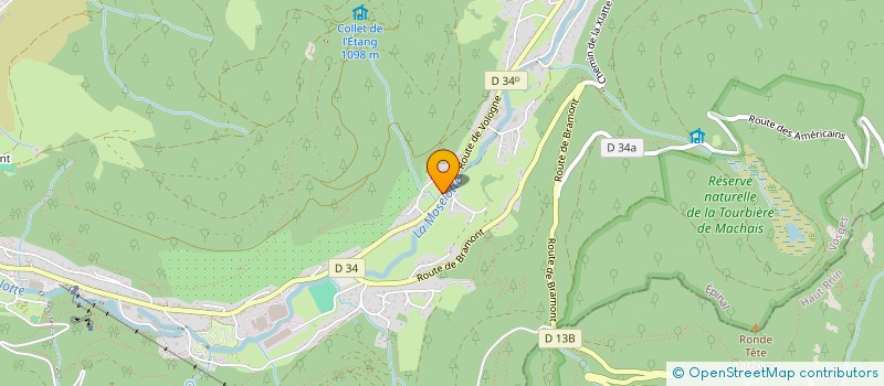 localisation de l'entreprise STEFF INVEST  LA BRESSE