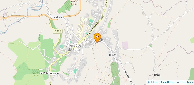 localisation de l'entreprise STEFFI  VILLENEUVE-DE-BERG