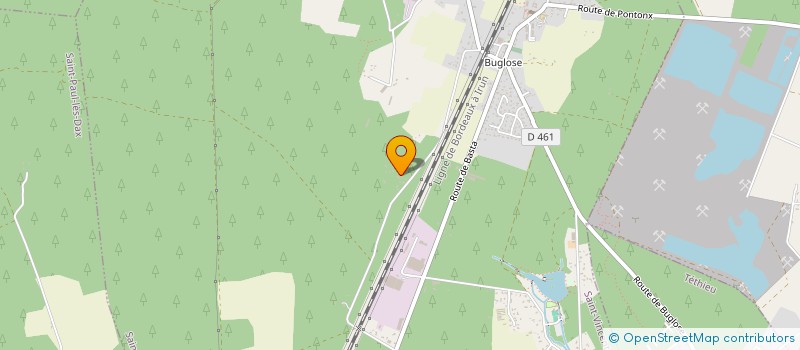 localisation de l'entreprise STEFGIL  SAINT-VINCENT-DE-PAUL