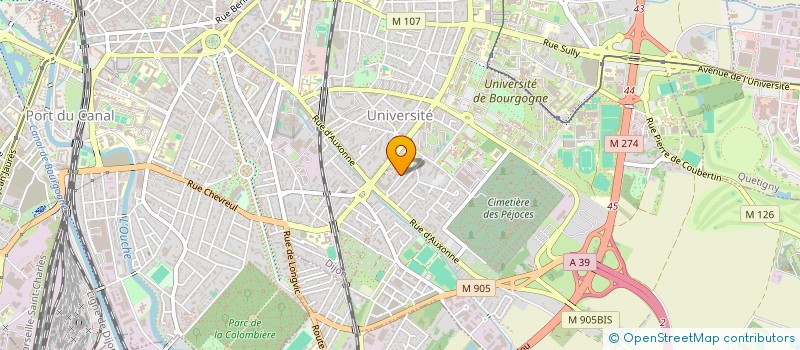 localisation de l'entreprise STEFHAN  DIJON