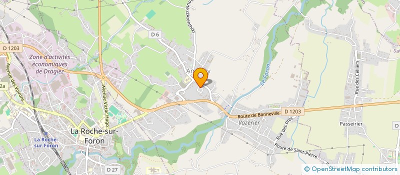 localisation de l'entreprise STEFI  AMANCY