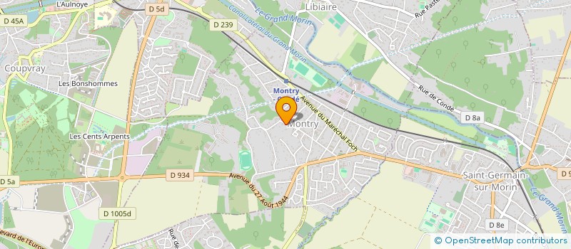 localisation de l'entreprise STEFI BAT  MONTRY