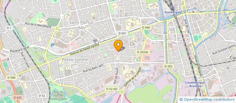 localisation de l'entreprise STEFI SOC TUYAU EQUIP FLANDRES INDUSTRIE à DUNKERQUE