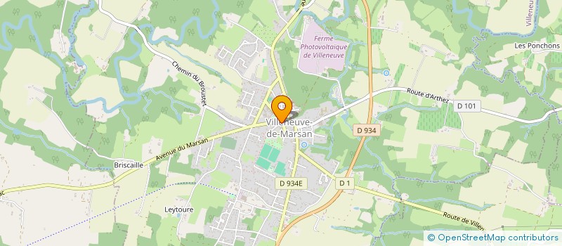 localisation de l'entreprise STEFIMMO  VILLENEUVE-DE-MARSAN