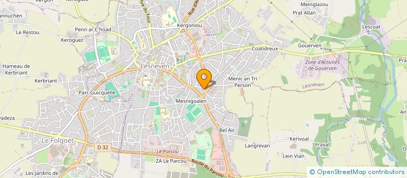 localisation de l'entreprise STEFIMO  LOCRONAN