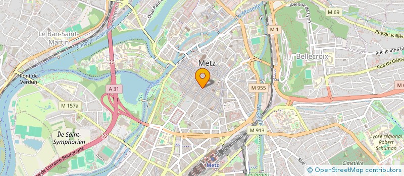 localisation de l'entreprise STEFIT FORM  METZ