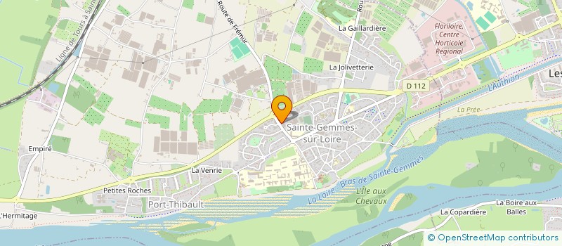 localisation de l'entreprise STEFJACK  SAINTE-GEMMES-SUR-LOIRE