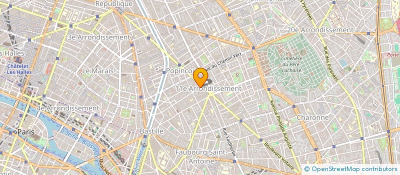 localisation de l'entreprise STEFKAL à PARIS