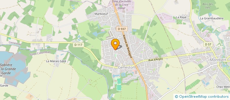 localisation de l'entreprise STEFLINE RADIO à GENESTON