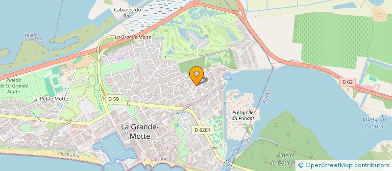 localisation de l'entreprise STEFLO  LA GRANDE-MOTTE