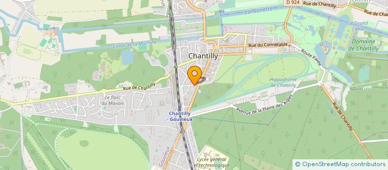 localisation de l'entreprise STEFLO  CHANTILLY