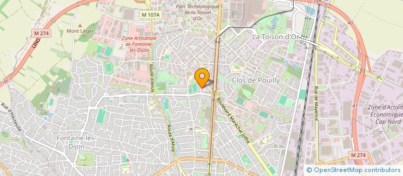 localisation de l'entreprise STEFLO  DIJON