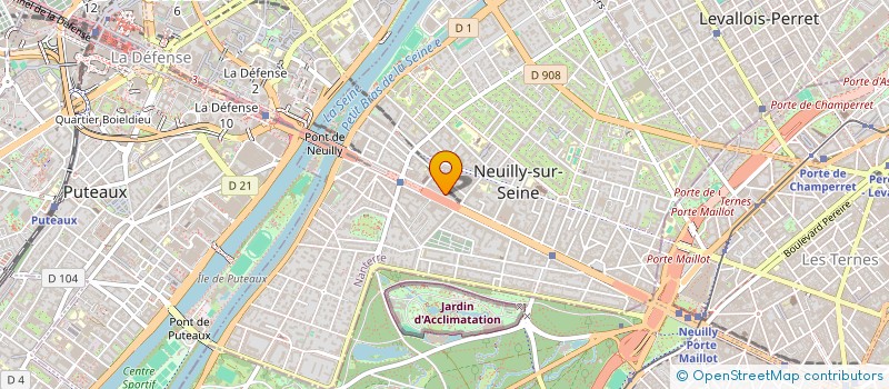 localisation de l'entreprise STEFLO FINANCES à NEUILLY-SUR-SEINE