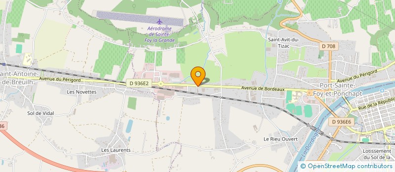 localisation de l'entreprise STEFOY à PORT-SAINTE-FOY-ET-PONCHAPT