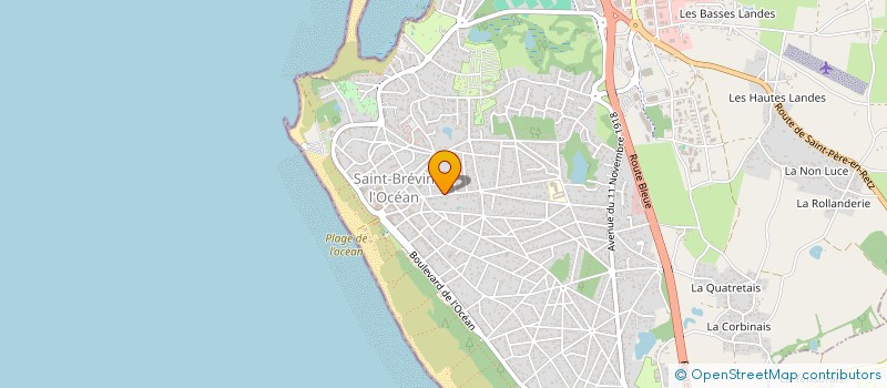 localisation de l'entreprise STEFRA à SAINT-BREVIN-LES-PINS