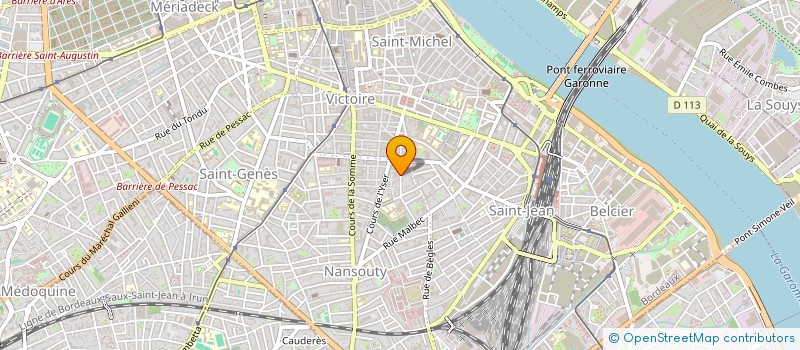 localisation de l'entreprise STEFRAN  BORDEAUX