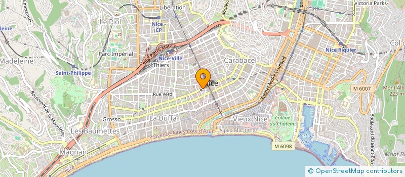 localisation de l'entreprise STEFRAN à NICE