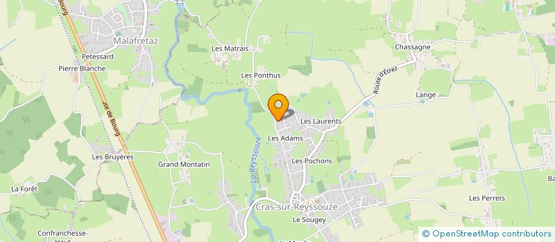 localisation de l'entreprise STEFRED  BRESSE VALLONS