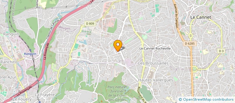 localisation de l'entreprise STEFRENOU à LE CANNET