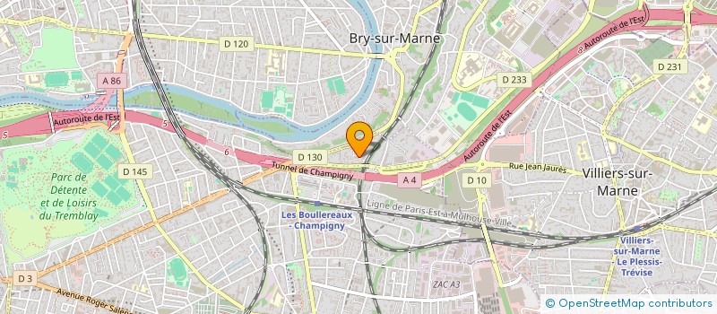 localisation de l'entreprise STEFUTI SAS à CHAMPIGNY-SUR-MARNE