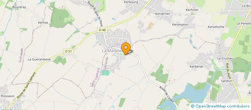 localisation de l'entreprise STEFVIV  GUERANDE