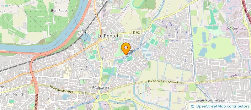 localisation de l'entreprise STEGALULI  LE PONTET